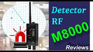 Detector e Localizador de sinal M8000 Vassourinha  - Reviews Localiza Câmeras Escutas Espiã Grampos