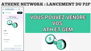 ATHENE NETWORK VENTE P2P : COMMENT CRÉER SON COMPTE ?