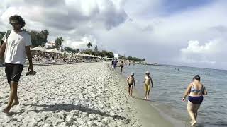 Marmari Beach Stroll: Serene Walkthrough in Kos Island, 🇬🇷Greece 🚶‍♂️🌅 #MarmariBeachWalk #beachwalk