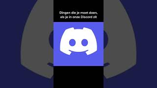 dingen die je moet doen in onze discord #shorts