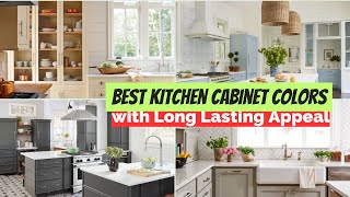 38 Popular Kitchen Cabinet Colors with Long Lasting Appeal