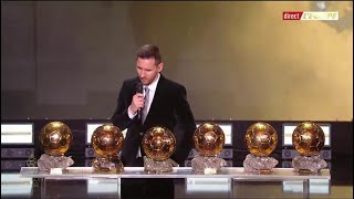 Lionel messi wins is 6e ballon D’or