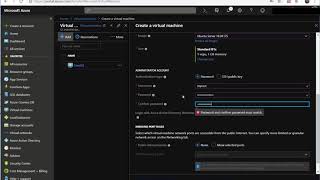 Azure Cloud Basic 1 -  Creating Virtual Machine VM