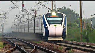 Happy 2nd Birthday Varanasi VB Express || Varanasi Vande Bharat Express Smashes Ajaibpur at 130 KM/H