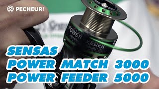 Moulinets Sensas Power Match 3000 et Power Feeder 5000