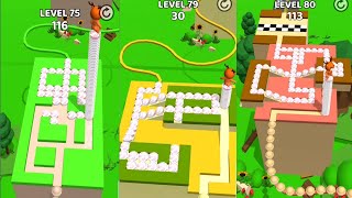 Stacky Dash Gameplay Level 71-80 || stacky dash mobile gameplay