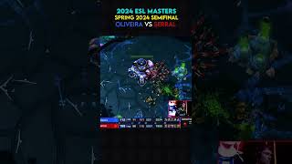 Oliveira vs Serral - Semifinal ESL SC2 Masters Spring 2024 #Shorts #Starcraft Highlight 20