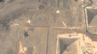 Birds Eye View of the Giza Pyramid and the Great Sphinx Near Cairo, Egypt Tour