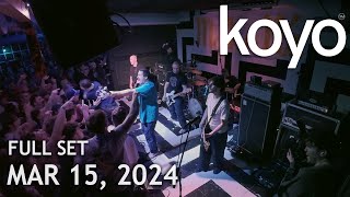 Koyo - Full Set w/ Multitrack Audio - Live @ Mahall's