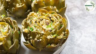 Italian Stuffed Artichokes 🌱 Запечённые Артишоки По-Итальянски