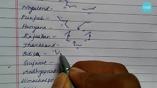 All 29 States Names of India outlines in Steno | First ever on Youtube