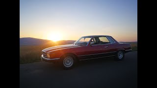 Mercedes Benz SLC 280 in the Transylvanian Sunset(Same like Maradona s first car)