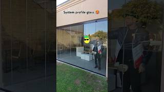 System profile work 🥵 aluminium system profile glass 😨 #home #aluminiumdoor #aluminiumslidingwindows