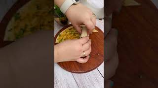 Crispy layered masala paratha recipe | easy laccha paratha #youtubeshorts #myfunfoodgallery #paratha