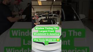 Tesla Model X Window Tinting | Front Windshield