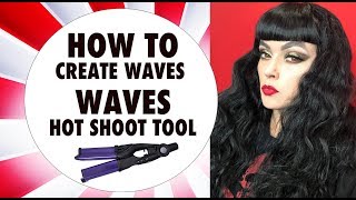 HOW TO CREATE WAVES | HOT SHOT TOOL | MODERN RETRO | GLAM HAIR