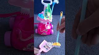 Asmr satisfying unboxing barbie diy cleaning car #minitoys #hellokitty #minnie