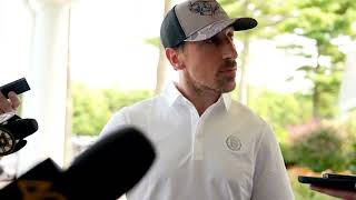 Brad Marchand Gives Update at Bruins Golf Tournament