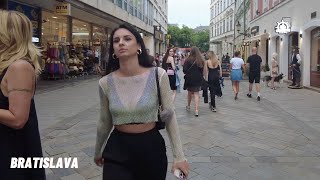 🇸🇰 SUMMER EVENING IN BRATISLAVA OLD TOWN 2023, SLOVAKIA [FULL TOUR]