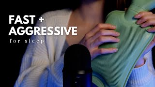 ASMR | Fast & Aggressive Tapping & Scratching For Sleep✨ (no talking)