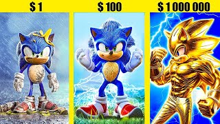 Von 1 $ zu 1.000.000.000 $ Sonic im echten Leben!