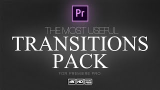 Premier Pro The Most Useful Transitions Pack | %100 Free |