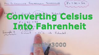 The Fahrenheit Temperature Formula. Converting Celsius Temperature To Fahrenheit Using F=1.8C+32.