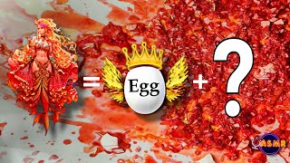 How to make MOC😳 (Mermaid Orange Color) by Color Mixing and JUST with (1 EGG🐔🥚)