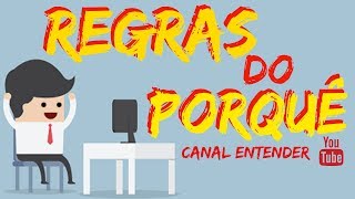 Uso dos porquês -- português --