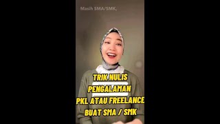 Trik Nulis Pengalaman PKL atau Freelance Buat SMA/SMK #Short #tipskerja #BUMN #pengalaman #PKL