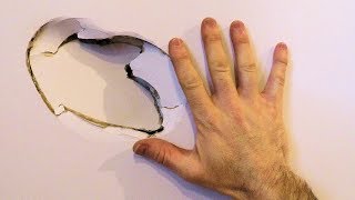 How to Fix a Hole in the Wall // Drywall Simple and Easy