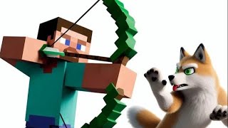 Bullying a furry in minecraft