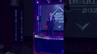 Александр Савёлов-Дерябин на премии Best people awards 2023