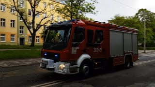 [Trąba!] Alarmowo! 302[E]21 - GBA 2,7/16 Volvo FL 280/BoCar z JRG 2 Łódź do pożaru w kamienicy