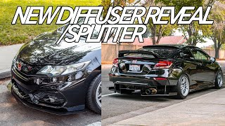 9TH GEN CIVIC SI DIFFUSER/SPLITTER REVEAL | @con10der8