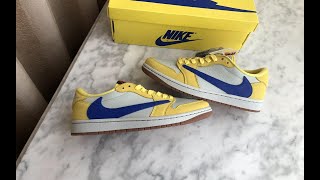 Jordan 1 Retro Low OG SP Travis Scott Canary Review