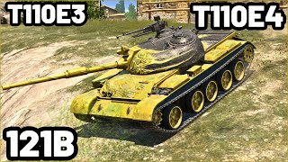 121B, T110E3 & T110E4 | WOT Blitz Pro Replays