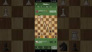 Соперник сдался в пройграной позиции в шахматах #chess #шахматы #games #chessgame #shorts