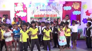 නිදහස් රංගනය   Free Dance | Negena Tharu Pre School Concert 2022 🤩🤩🤩 Maaraliya Rathnapura