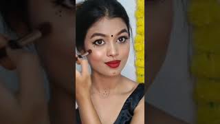 Day - 1 |Navratri series|Desi Makeup look #navratri #makeup #shorts #grwm