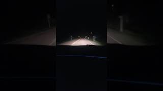 Louisiana roads at night