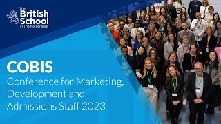 COBIS Conference for Marketing, Development and Admissions Staff 2023