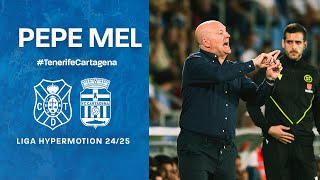 CD Tenerife | Pepe Mel: "Este triunfo da confianza" | CD Tenerife