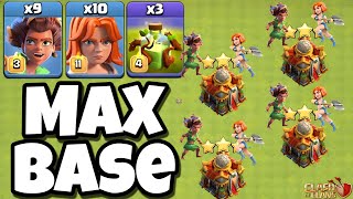 Th16 Max Base Attack Strategy!! Th16 Fully max base Attack Strategy 2024 - Clash of clans