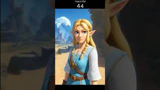 Zelda Aging Time Lapse #shorts #zelda