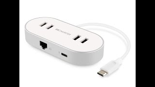 BC Master USB-C Hub with Ethernet and Power Delivery