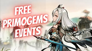 Genshin impact New Web Events | Free primogems |  Genshin Impact 2.4 events #genshinimpact