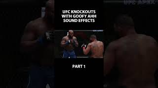 Goofy Ahh UFC Knockouts Part 1 #ufc #mma #mmamemes #ufcshorts #mmashorts #knockouts