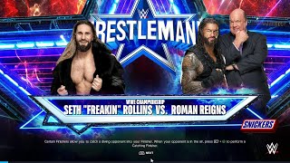 WWE 2K24 - Seth Rollins vs Roman Reigns Extreme Rules Match WWE Universal Title Match!"