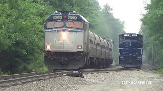 Pan Am & Amtrak Trains In Southern Maine 2014 | Pt. 2